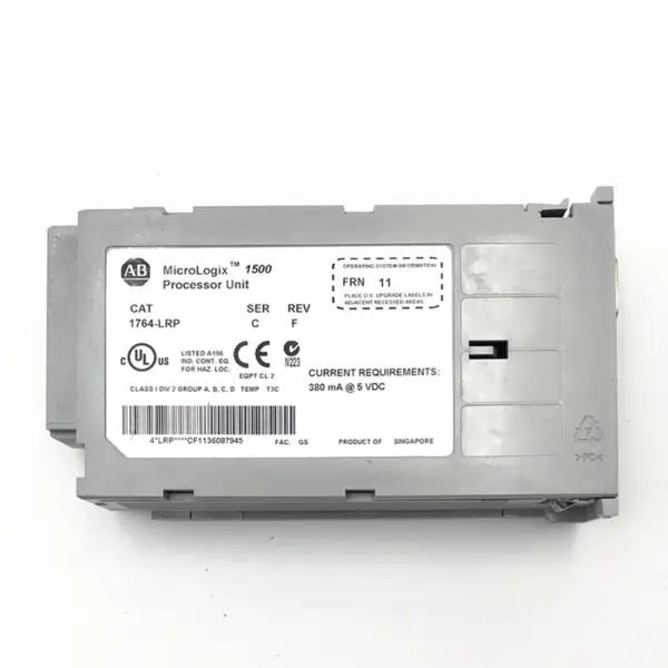 PLC Compact Logic Allen Bradley Controllore CPU Compactlogix 1764-LRP