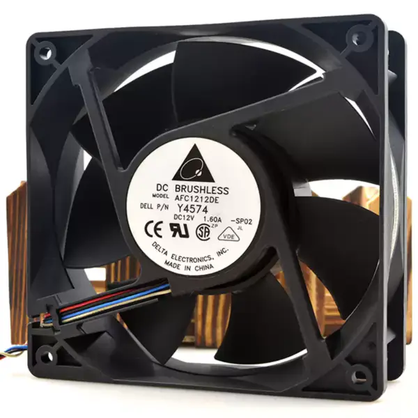 Delta AFC1212DE 119*119*38 mm 12V 1,6A ventilatore a grande volume d'aria con controllo intelligente della velocità PWM