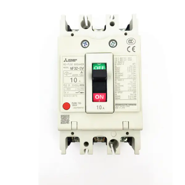 Interruttore automatico di protezione motore Mitsubishi 3P 10A NF32-SV