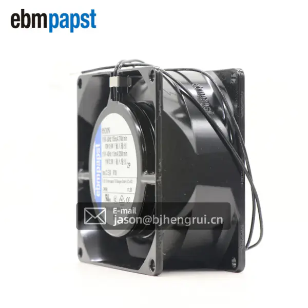 TYP 8500N Flusso d'aria 61m3 /h 3200 giri/min Ebm papst Fan 115V 80 * 80 * 38mm Dissipazione del calore del telaio di Fam Cabinet di raffreddamento completamente in metallo