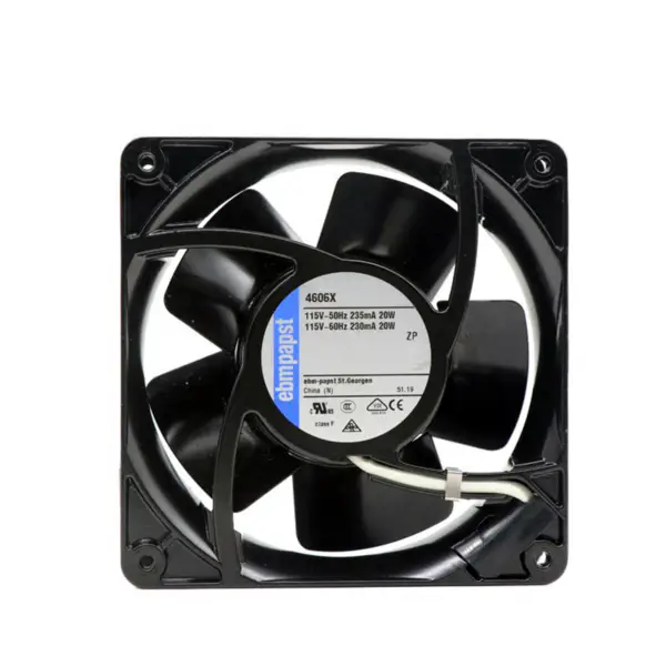 dimensioni 119 x 119 x 38 mm 115 V AC flusso d'aria 180m3 / h 3100 giri/min 4606X ebmpapst ventola di raffreddamento