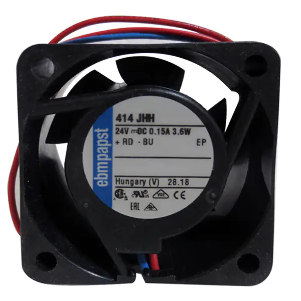 dimensioni 40 x 40 x 25,4 mm 24 V DC portata d'aria 22m3 / h 11700 giri/min 414JH ebmpapst ventola di raffreddamento