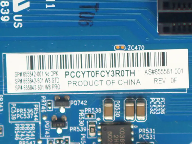 Scheda madre della workstation HP Z220 CMT 655842-001 655581-001