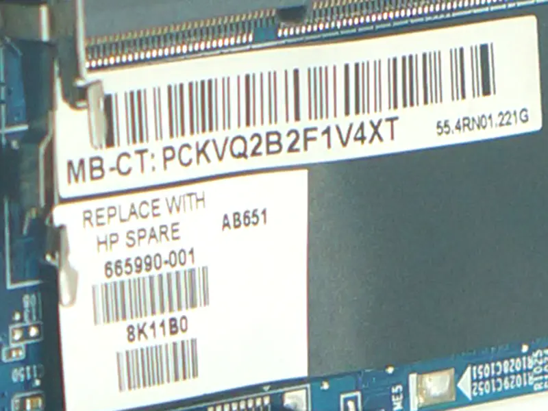 HP 665990-001 Scheda madre DV7 DV7T DV7-6000