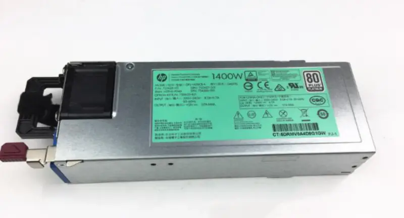 Alimentatore HP 1400W Flex Slot Platinum Plus Hot Plug Fonte 720620-B21 733427-001 754383-001 HSTNS-PF43