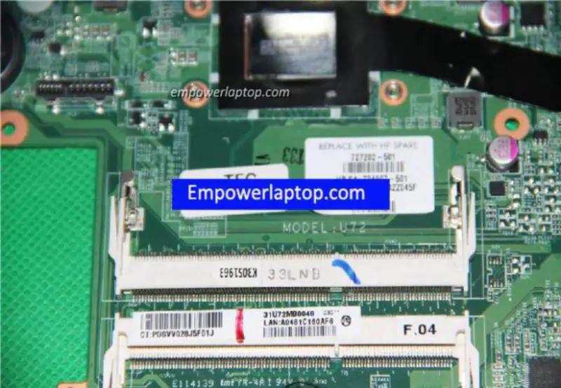 HP 727202-501 DA0U72MB6D0 Scheda madre A8-5545M
