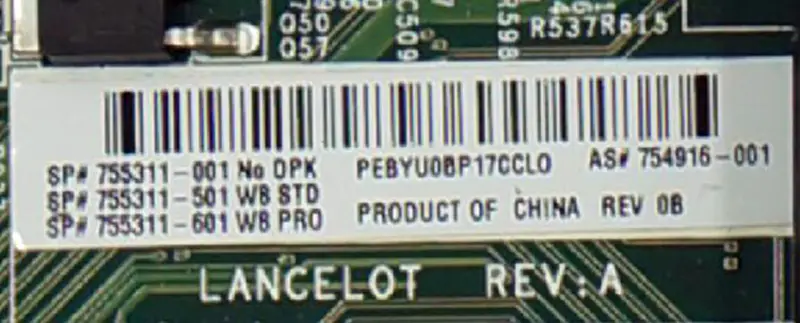 HP 754916-001 ProDesk 490 G2 755311-001 MS-7933 VER:1.0 Scheda madre