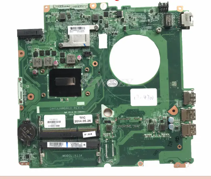 HP Envy 17-K 17T-K M7-K010DX 773128-501 773128-001 Scheda madre DAY33AMB6C0