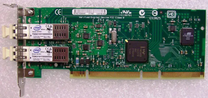 Scheda Intel PWLA8492MFG3L20 PRO/1000 MF PCI-X a doppia fibra
