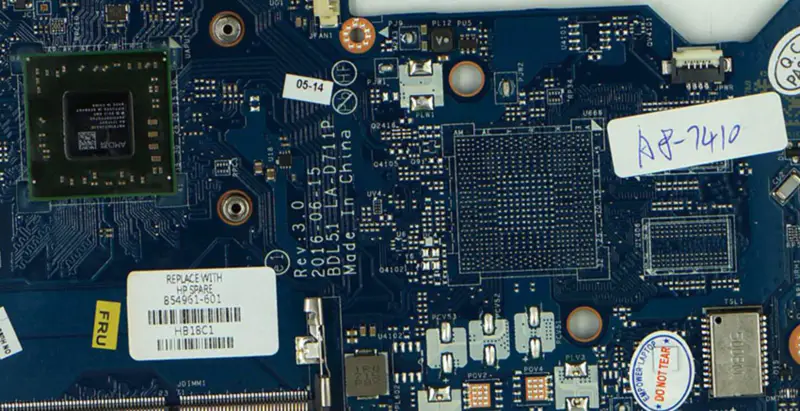 HP 854961-001 854961-601 854961-501 BDL51 LA-D711P Scheda madre