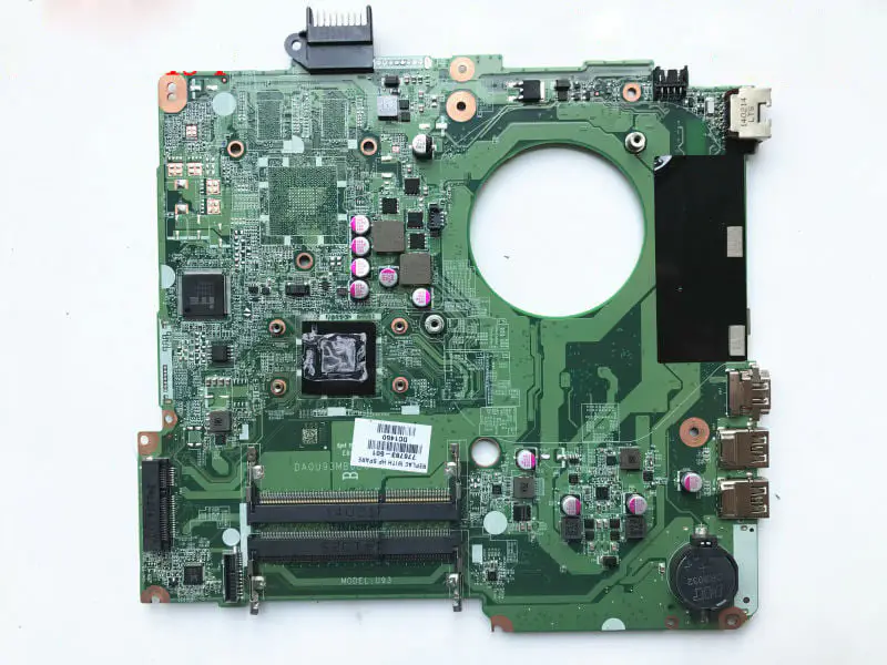 HP 776783-501 DA0U93MB6D2 Scheda madre 15-f