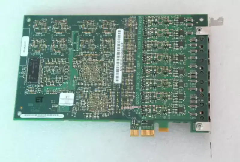 Scheda vocale Dialogic Corp 885E-DIVAA Diva Analog-8 PCIE scheda madre industriale