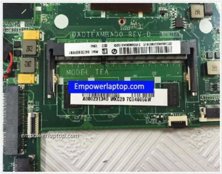 Scheda madre Toshiba A000231380 satellite U845w-s400 DA0TEAMBAD0