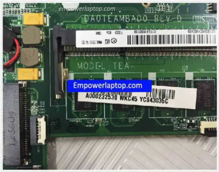 Scheda madre Toshiba satellite U845WDA0TEAMBAD0 A000232530