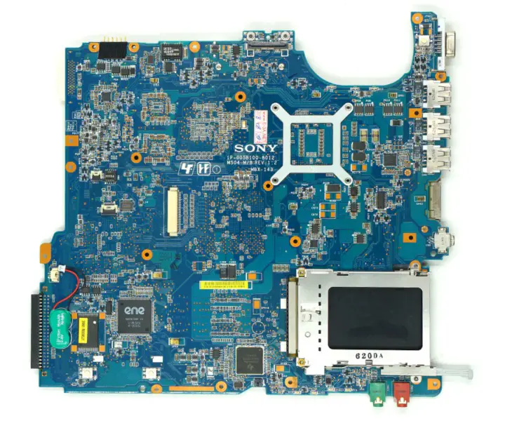 Scheda madre Sony A1142568A MBX-143