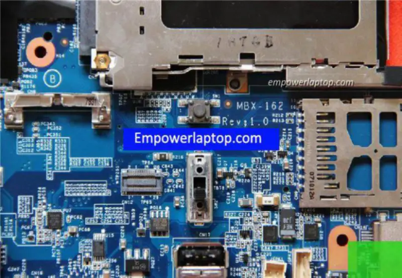 Scheda madre Sony A1229978A MS52 MBX-162 1P-006A502-8010