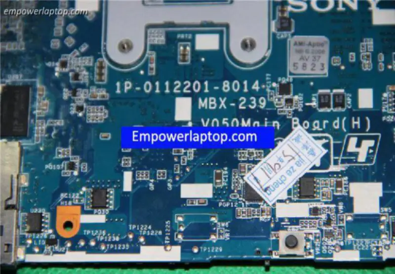 Sony VPC-CB A1818255B A1848524A A1818266B MBX-239 1P-0112201-8014 Scheda Madre