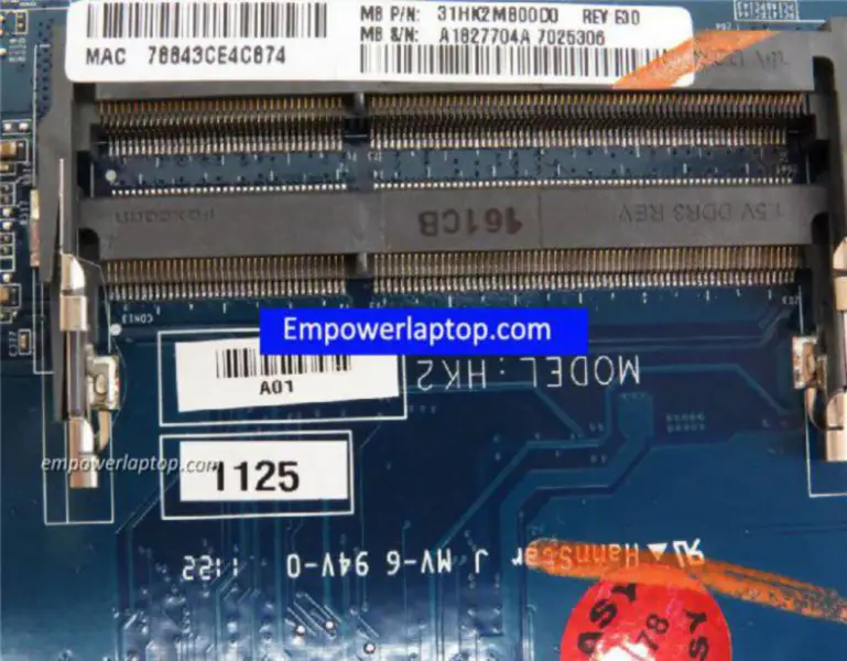 Scheda madre Sony MBX-248 A1827704A DA0HK2MB6E0