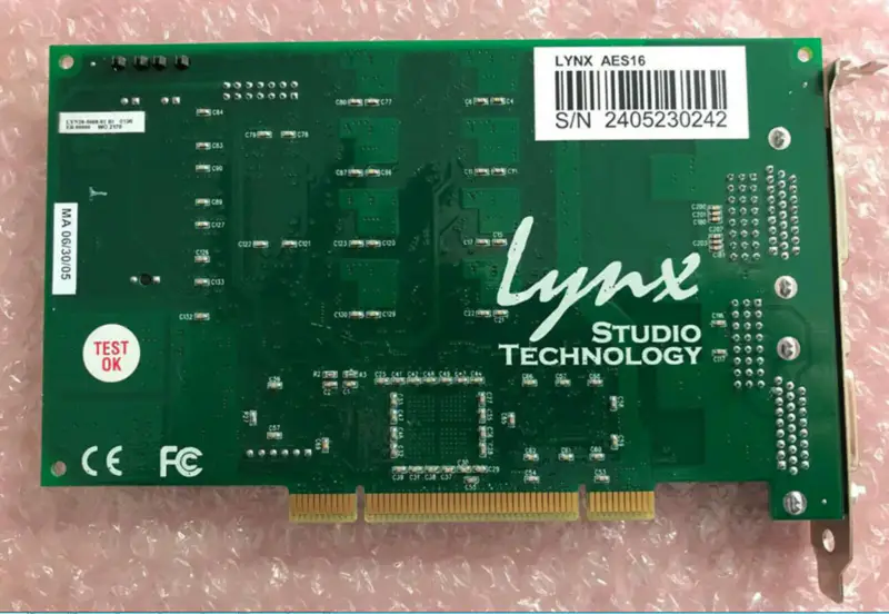 Lynx AES16 Interfaccia audio AES/EBU PCI a 8 canali A/D/A 192kHz /DAB/Streaming