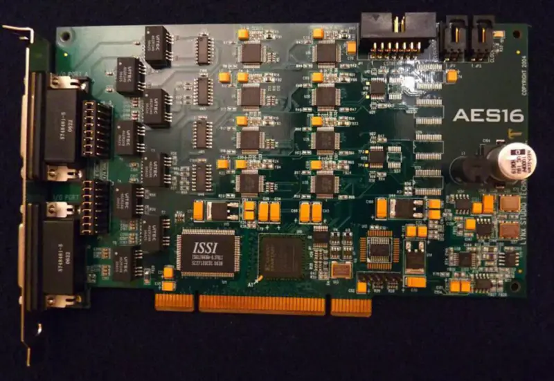 Scheda audio professionale LYNX AES16 Interfaccia PCI G