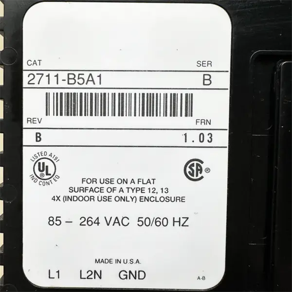 2711-b5a1 Per il touch screen Allen Bradley 2711b5a1