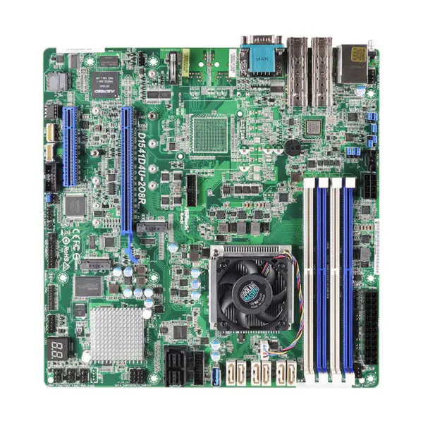 Asrock D1541d4u-2o8r Ddr4 128gb U-atx Supporto processore Xeon D1541