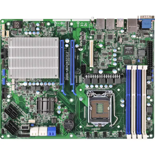 Asrock E3c224d4m-16re Lga1150 Ddr3 Supporto E3-1200 V3