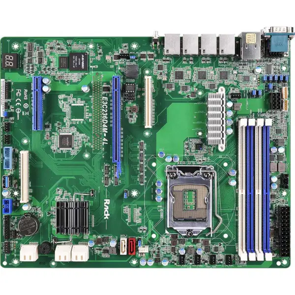 Asrock E3c236d4m-4l Lga1151 C236 Ddr4 Supporto E3-1200 V5 V6