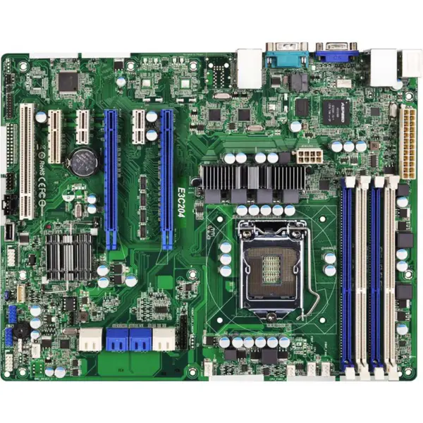 Asrock E3c204 Socket H2 Lga1155 Supporto E3-1200 V2