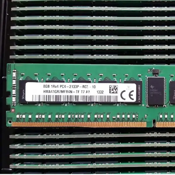 2pcs Hma41gr7mfr4n-tf Ram per Sk Hynix 8gb Ddr4 2133mhz Ecc Reg 1rx4 Pc4-2133p Server Memory