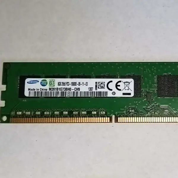 2pcs M391b1g73bh0-ch9 Ram per Samsung 8gb Ddr3 1333mhz Ecc 2rx8 Pc3-10600e Server Memory