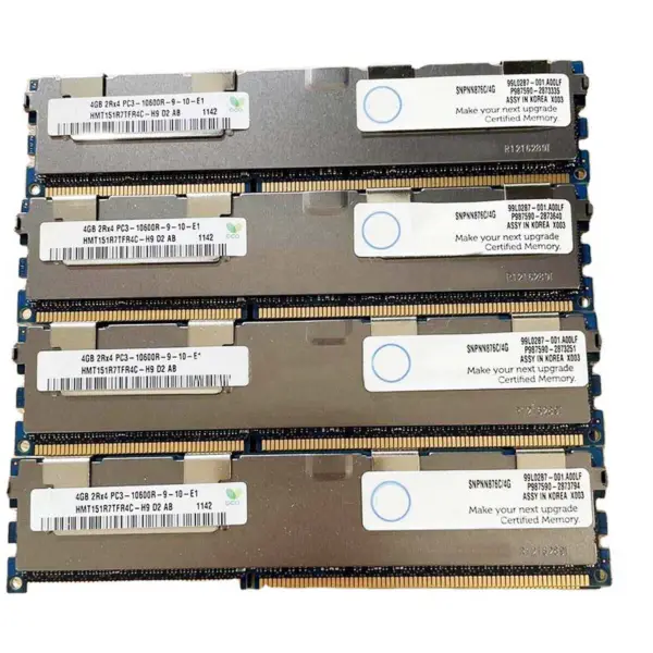 2pcs Hmt151r7tfr4c-h9 Ram per Sk Hynix 4gb Ddr3 1333mhz 2rx4 Pc3-10600r Memoria