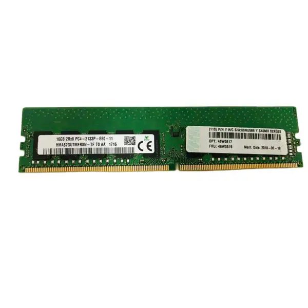 Per Lenovo Ram 46w0817 46w0819 00nu565 16gb 2rx8 Pc4-2133p Ddr4 2133 Ecc Server Memory
