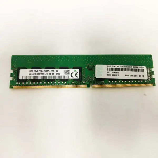 Per Lenovo Ram 46w0817 46w0819 00nu565 16gb 2rx8 Pc4-2133p Ddr4 2133 Ecc Server Memory