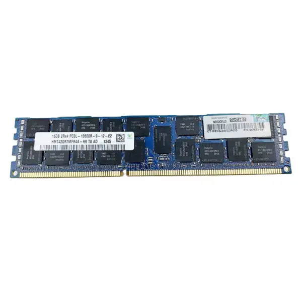 Memoria del server per Hp 647901-b21 647653-081 16gb Ddr3 1333 10600r Ram