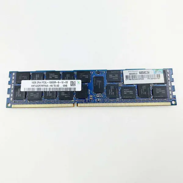 Memoria del server per Hp 647901-b21 647653-081 16gb Ddr3 1333 10600r Ram