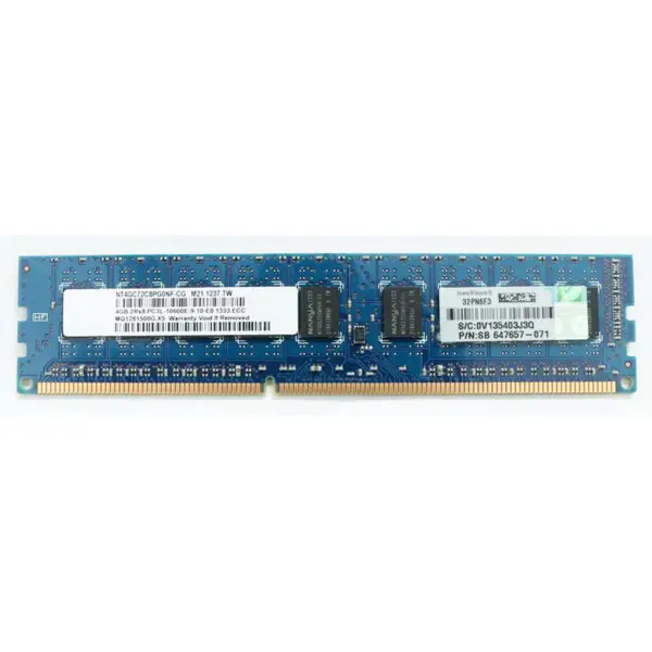 Memoria del server per Hp 647907-b21 647657-071 4gb 2rx8 Pc3l-10600e Ddr3 1333 Ecc