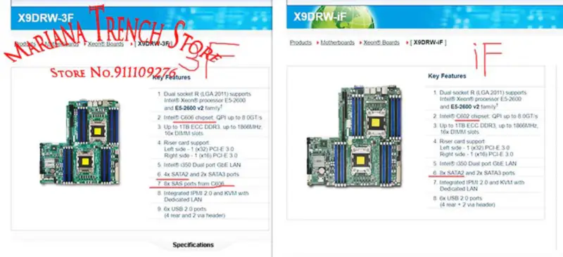 Scheda madre Supermicro X9drw-if