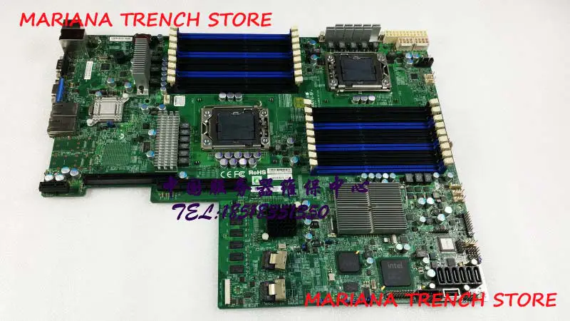 X8dtu-6f+ per scheda madre Supermicro Processore Xeon serie 5600/5500 82576 Controller Gigabit Ethernet a doppia porta Ipmi 2.0