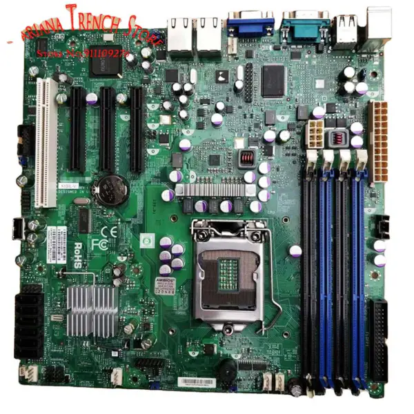 X8sil-v per scheda madre Supermicro Lga 1156 Xeon X3400 / L3400 serie Core I3 Ddr3