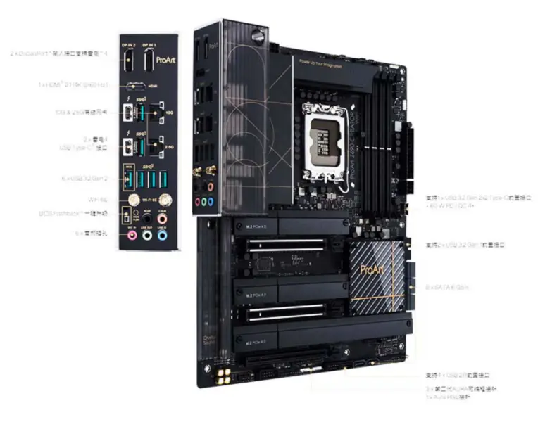 Proart Z690-creator Wifi Socket Lga1700 Scheda madre 12°/13° generazione di processori Core