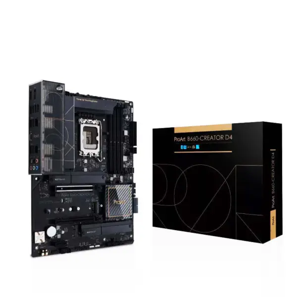 Proart B660-creator D4 Atx Scheda madre Lga 1700 Processori Core di 12ª/13ª generazione