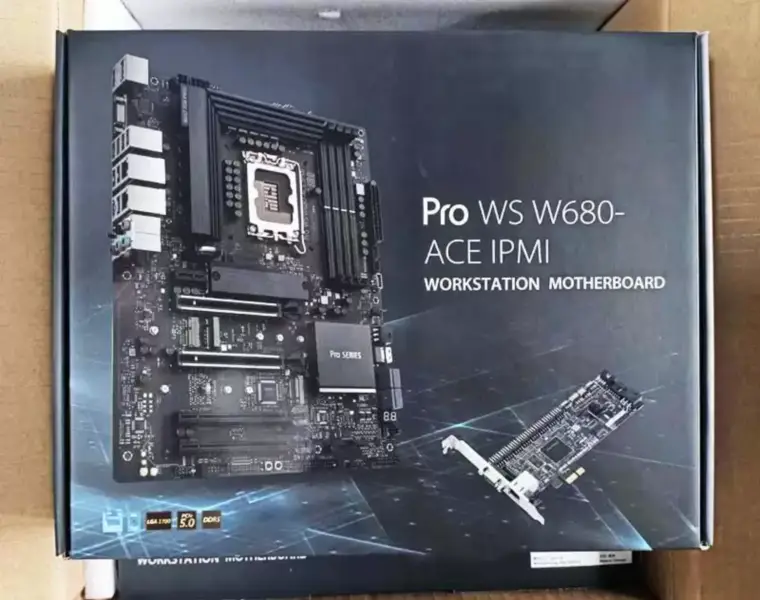 Scheda madre per workstation Pro Ws W680-ace Ipmi Atx Lga 1700 Processori Core di 12a/13a generazione