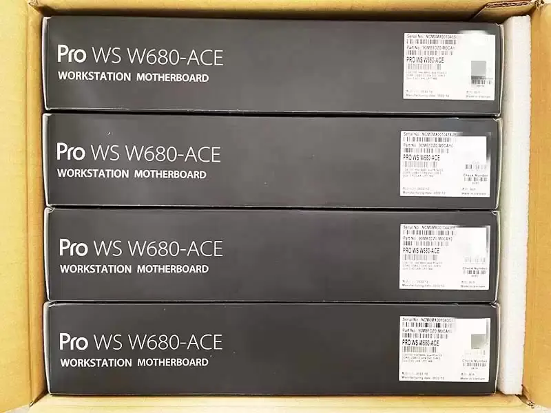 Scheda madre per workstation Pro Ws W680-ace Atx Lga 1700 Processori Core di 12a/13a generazione