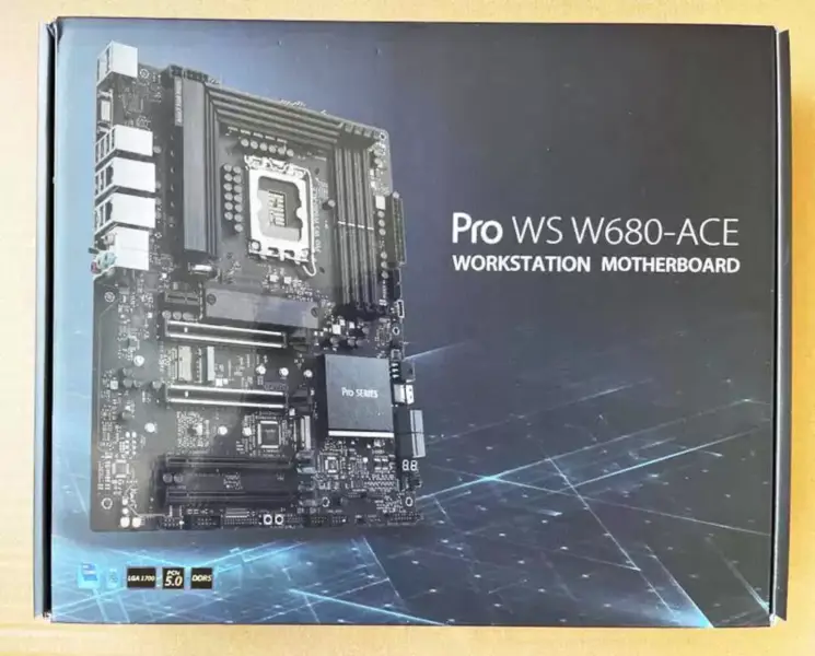 Scheda madre per workstation Pro Ws W680-ace Atx Lga 1700 Processori Core di 12a/13a generazione