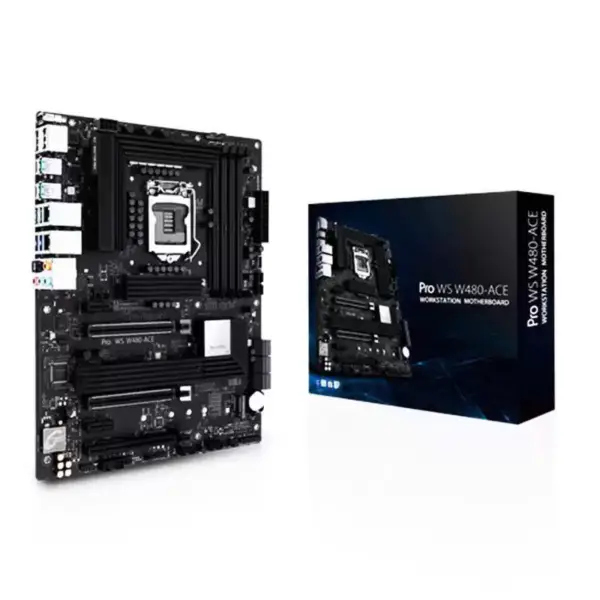 Scheda madre per workstation Pro Ws W480-ace Atx Lga 1200 Processori Core I9/i7/i5/i3 Xeon W di 10a/11a generazione