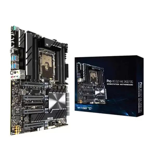 Scheda madre per workstation Pro Ws C621-64l Sage/10g Lga3647 Processori Xeon scalabili di 1a/2a generazione