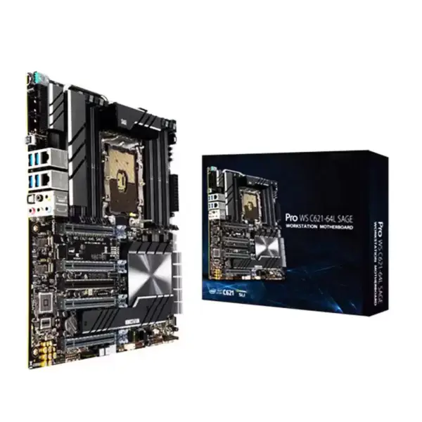 Scheda madre per workstation Pro Ws C621-64l Sage con processori Xeon scalabili di 1a/2a generazione Lga3647