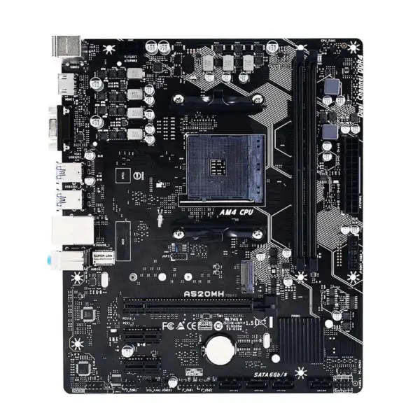 A520mh per scheda madre Biostar A520 Socket Am4 64gb Ddr4 M.2 Micro Atx