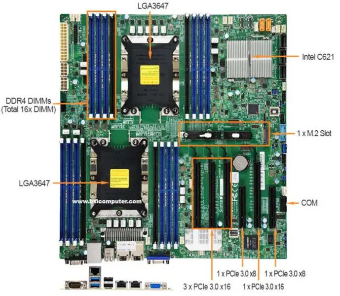 Scheda madre Supermicro X11DPi-NT